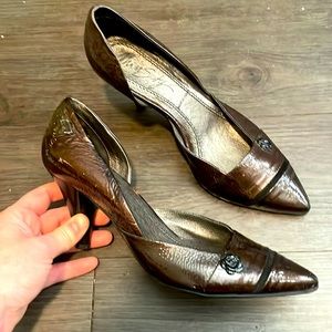NWOT Miss Sixty Vintage Kitten Heels Sz 9 39